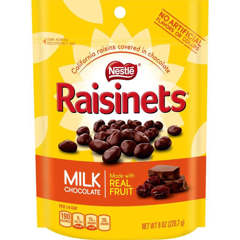 Amazon Nestle Raisinets Chocolate con leche kosher- envío prime 
