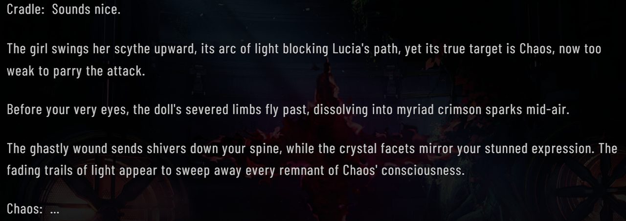 Cradle One-Shots Chaos