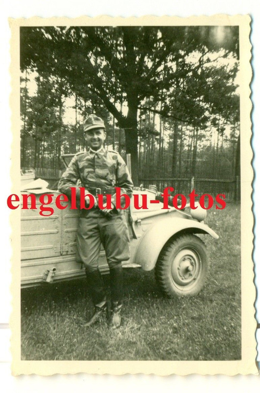 FOTO - VW-KÜBELWAGEN - SUPER FELDBLUSE(TARNSTOFF)