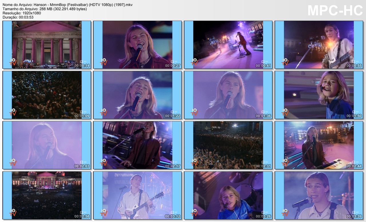 Hanson - MmmBop (Festivalbar) (HDTV 1080p) [01.09.1997]