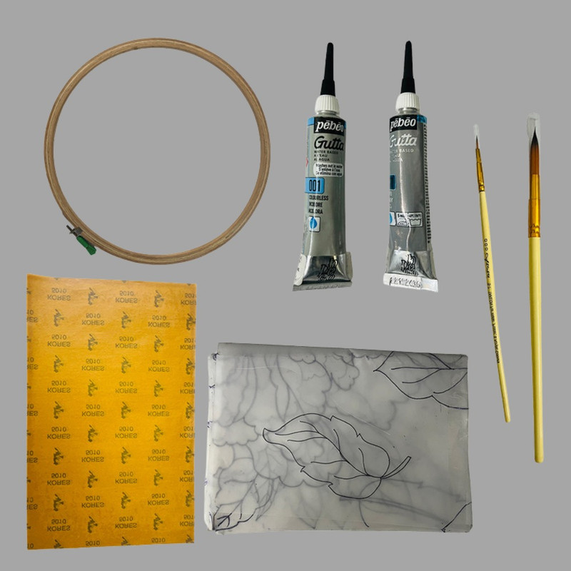 Malaysian Batik on Stole DIY Kit 