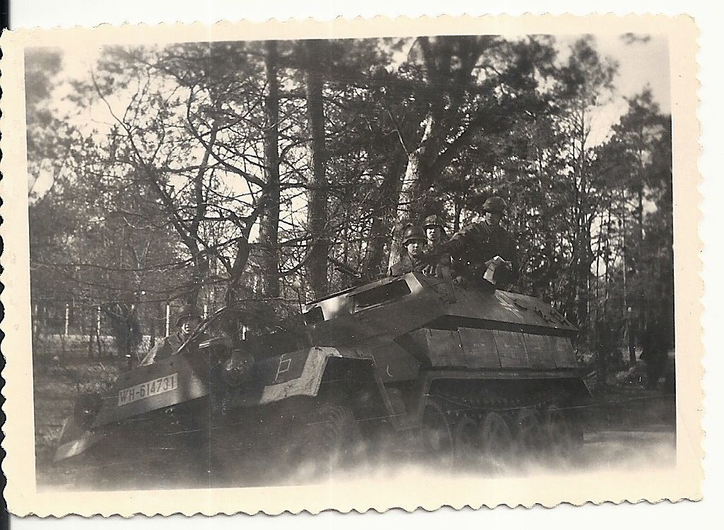 Org.Foto Schützenpanzer SdKfz Wehrmacht WH-61473