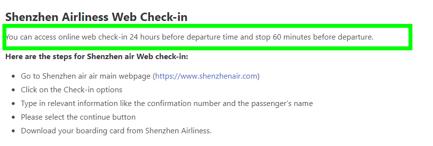 *Check-in web de Shenzhen Airlines* - Foro Aviones, Aeropuertos y Aerolíneas