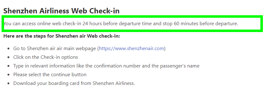 *Check-in web de Shenzhen Airlines* - Foro Aviones, Aeropuertos y Líneas Aéreas