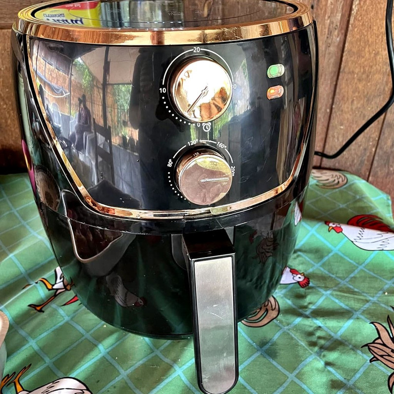 Air Fryer, Fritadeira sem Óleo, Fritadeira de Ar Grande Capacidade,1500W, 127V, 6.5L (WKK-002) Air Fryer, Fritadeira sem Óleo, Fritadeira de Ar Grande Capacidade,1500W, 127V, 6.5L (WKK-002)
