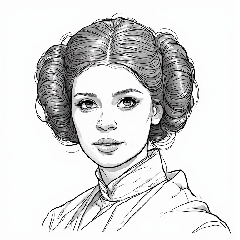 Princess-Leia-Line-drawing-nat-(5)