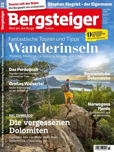 Cover: Bergsteiger Magazin No 02-03 Februar-März 2024