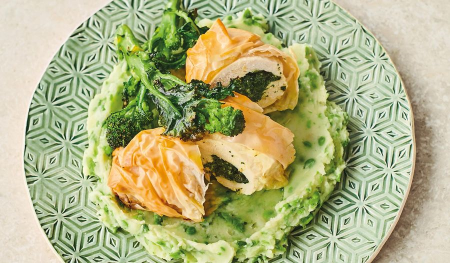 Ugly But Delicious Homestyle Chicken Kiev w/Spinach Potato Mash!