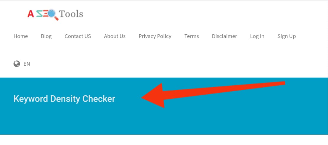 Keyword Density Checker