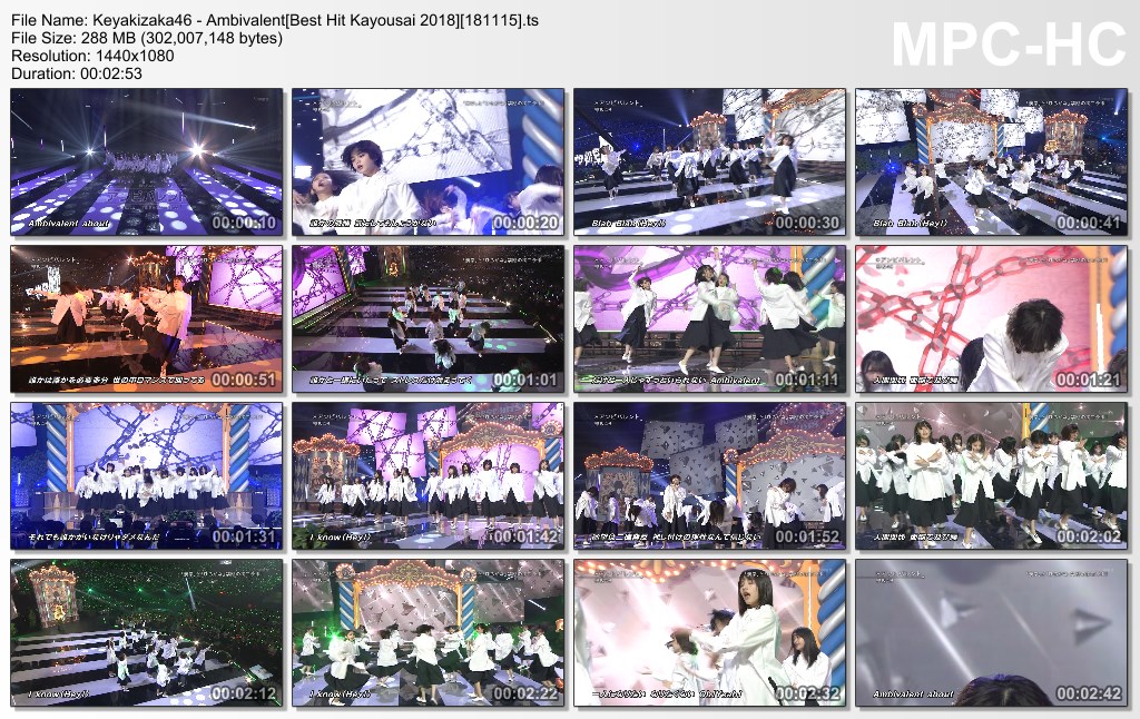 Keyakizaka46 - Ambivalent[Best Hit Kayousai 2018][181115].ts_thu