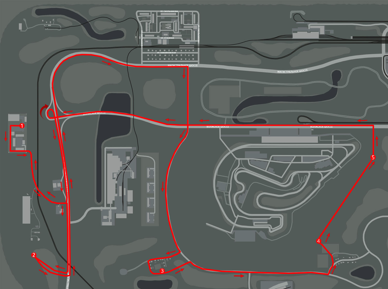 Маршрут ПРК