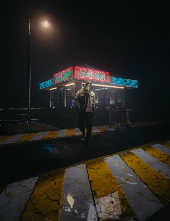 HT Foggy Neon Shop