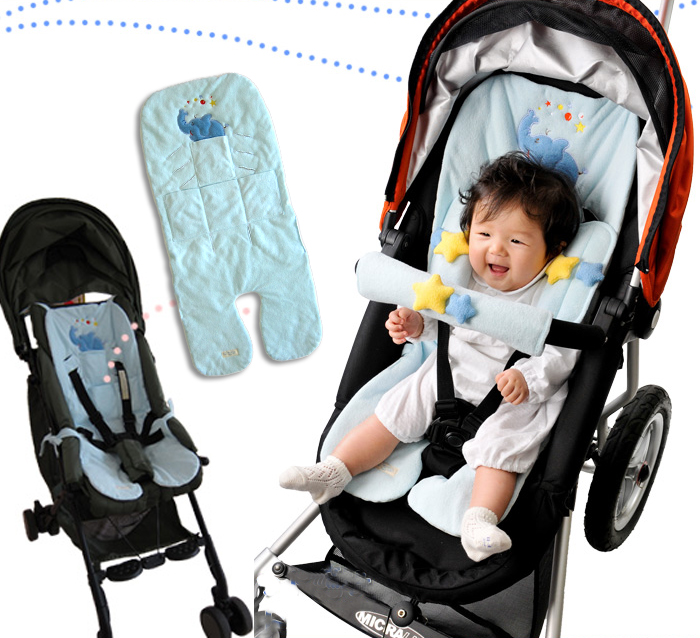 Stroller top cooling pad