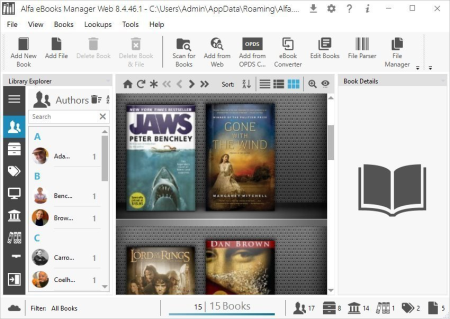 Alfa eBooks Manager Pro / Web 8.4.80.1 Multilingual Portable