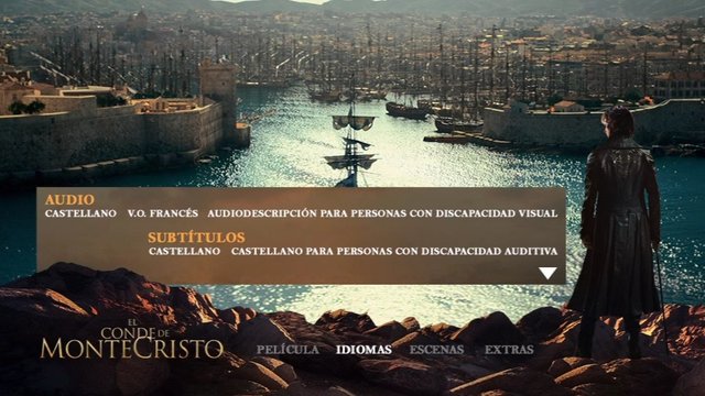 2 - El Conde de Montecristo [DVD9 Full][Pal][Cast/Fra][Sub:Cast][Aventuras][2024]