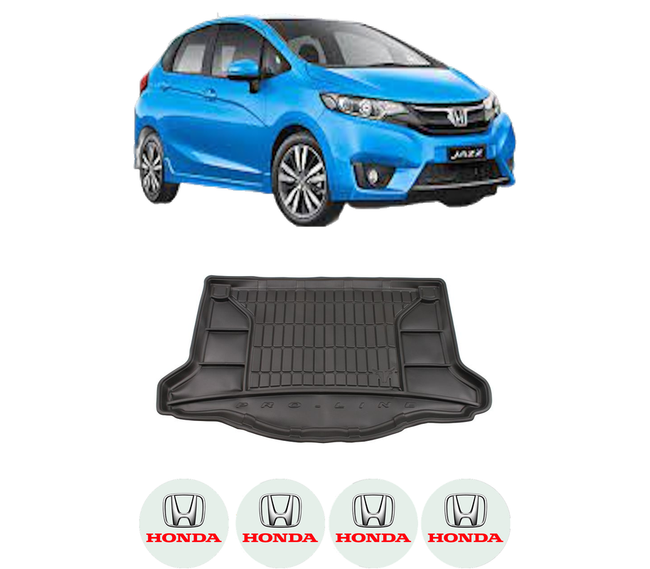 Tavita Portbagaj HONDA JAZZ IV (GK_) din 2015, Protectie Portbagaj Auto, 4x Stickere auto cu HONDA