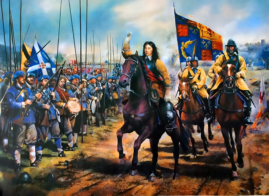 Civil inglesa,Batalla de Worcester 1651- por Chris Collingwood