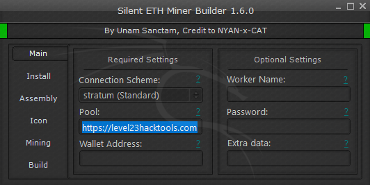 Silent ETH Miner v1.6.0