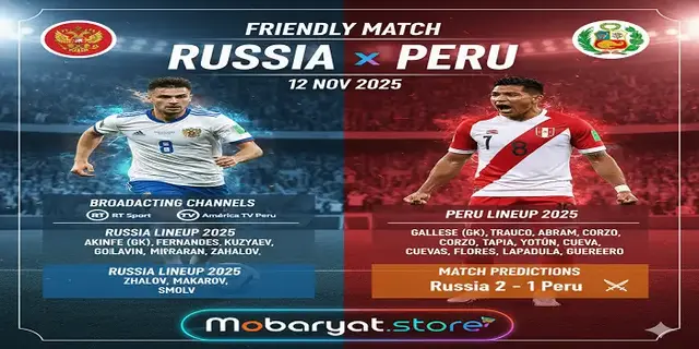 قمة منتظرة في بطرسبرغ : بث مباشر روسيا والبيرو ودية دولية