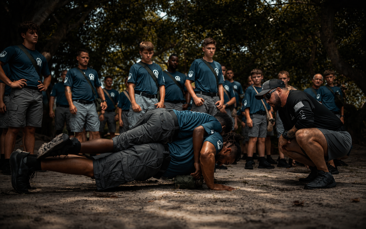Father and son team event