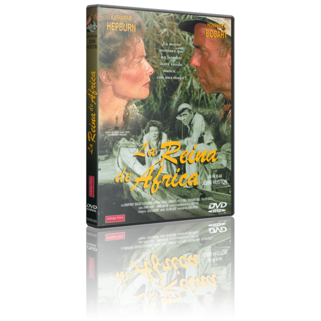Portada - La Reina de África [DVD9 Full][Pal][Cast/Ing/Cat][Sub:Cast][Aventuras][1951]