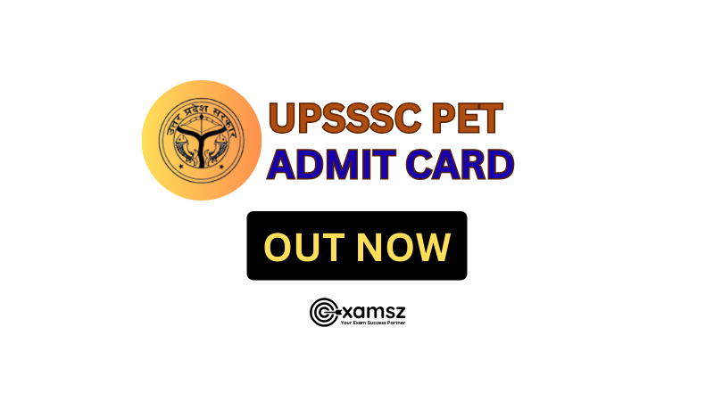 UPSSSC PET Admit Card 2025 Download