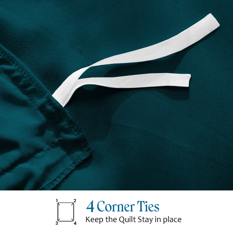 Picture of 1000 TC 100% Egyptian Cotton 1-Pc  Duvet Cover Zipper Closur Ultra Soft Durable and Fade Resistant Color Teal Solid size Twin/Twin Xl