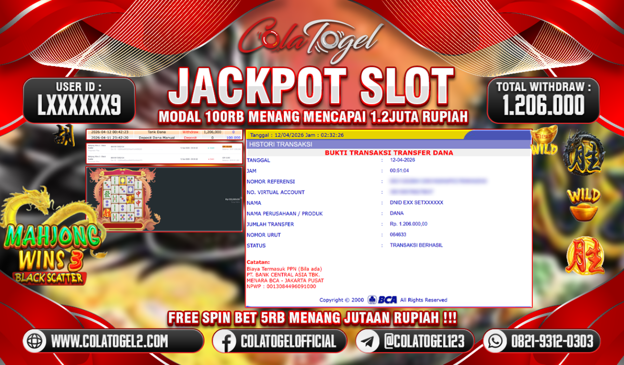 JACKPOT SLOT GACORR!!