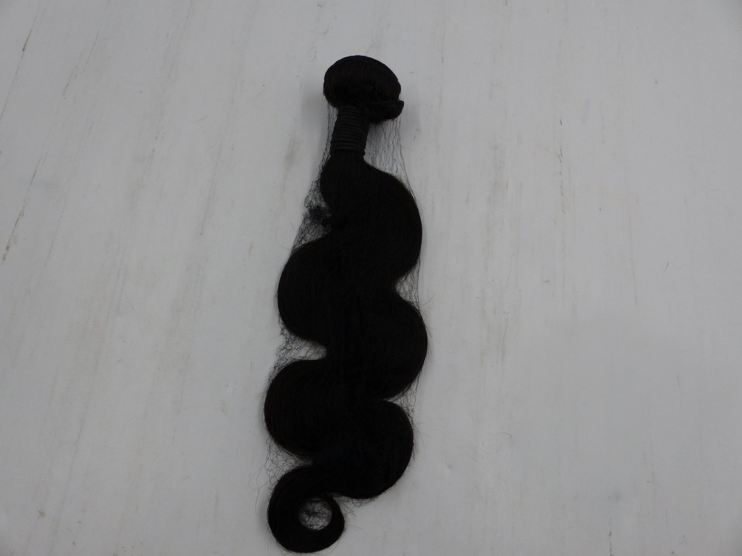 WOMENS 18" DARK BROWN BODY WAVE HAIR EXTENSION WEFT