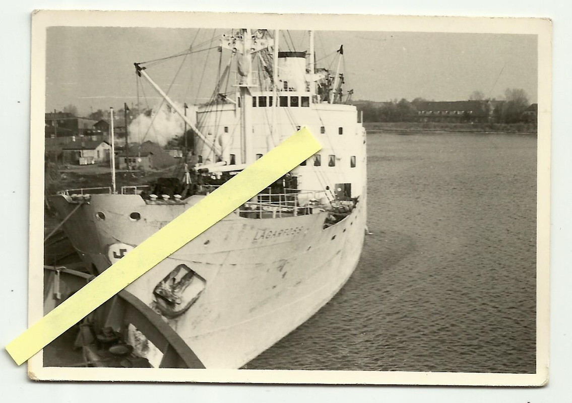 Kriegsmarine Finnland 2WK  Schiff Dampfer LAGARF