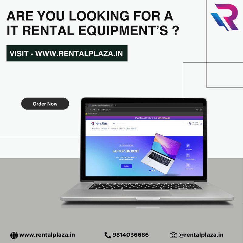 Rental Plaza Extensive IT rentals—laptops, servers, iMacs, printers, networking solutions.