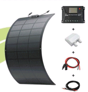 kit solaire Ecoflow panneau flexible 100 W 12V