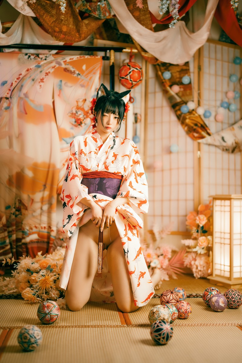 落落Raku 成人式 和风主题写真 57P插图5