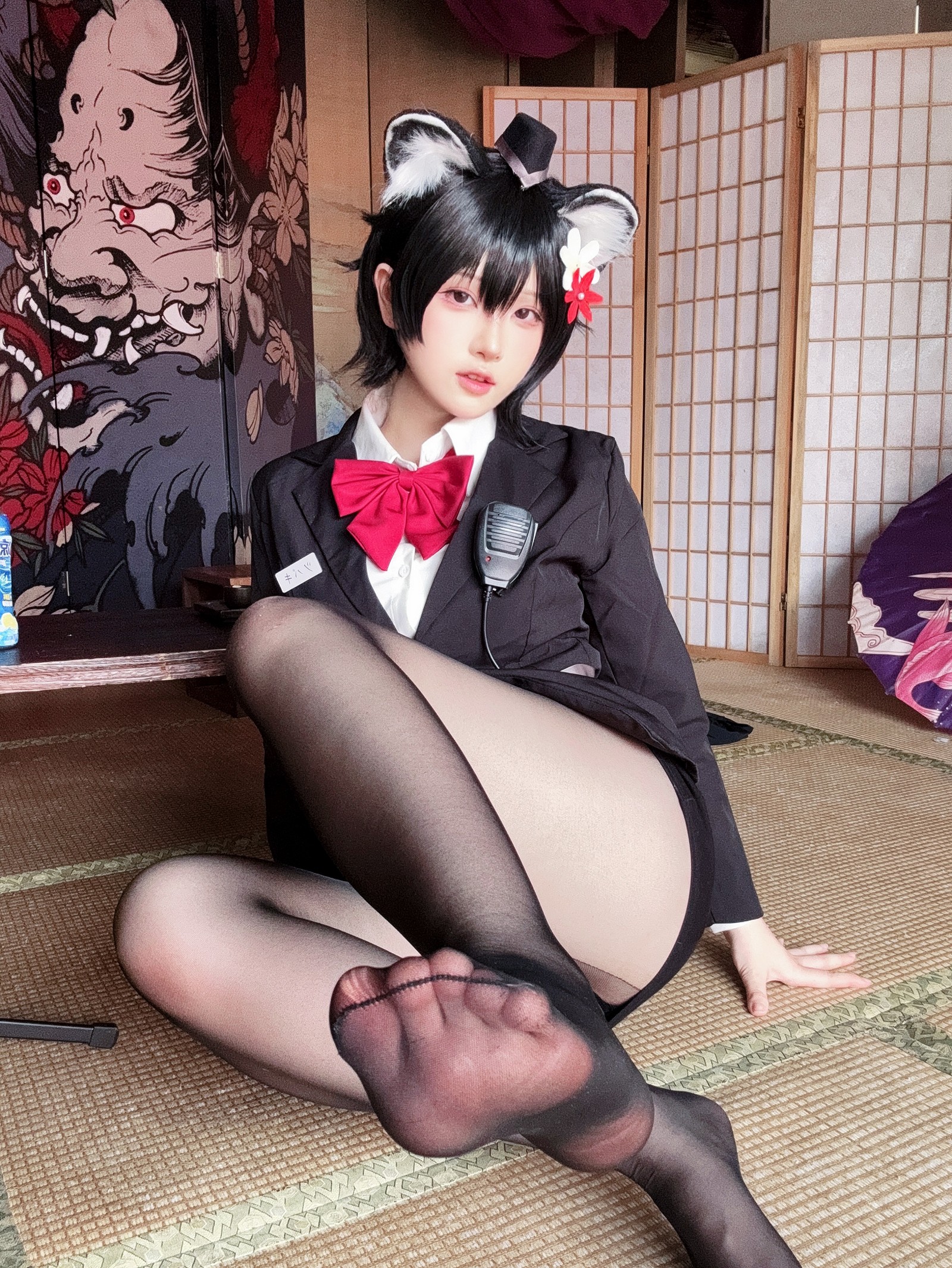 屿鱼 Yuyu 蔚蓝档案 春日椿 导游主题 Cosplay 写真集（55P｜156MB）插图6