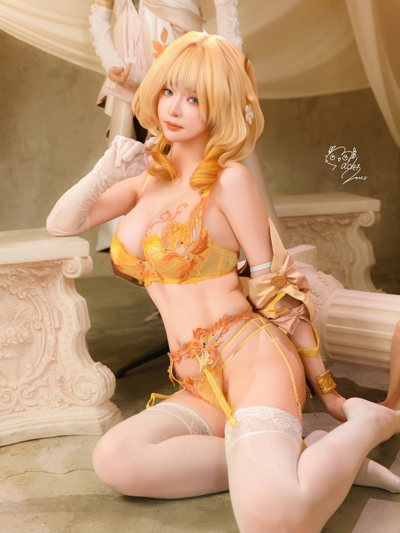 Machi马吉 Aglaea 角色写真集｜高质量Cosplay高清图包（106P-173.3M）插图4