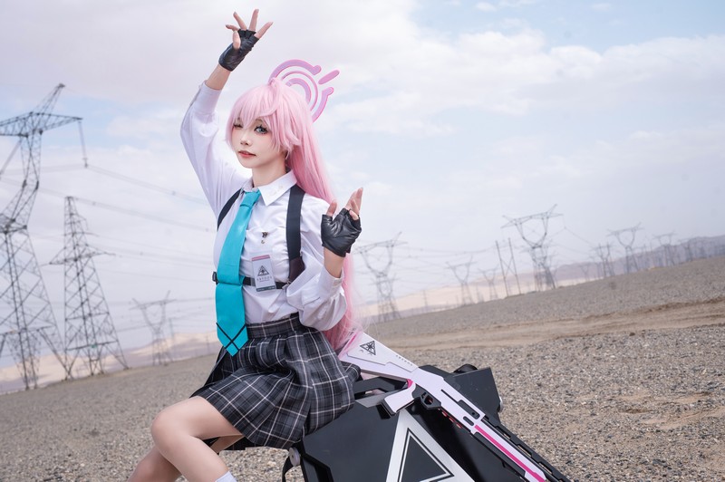 艾西Aiwest 星野Cosplay写真图集 碧蓝档案角色高清美图 49P (290.6M)插图6