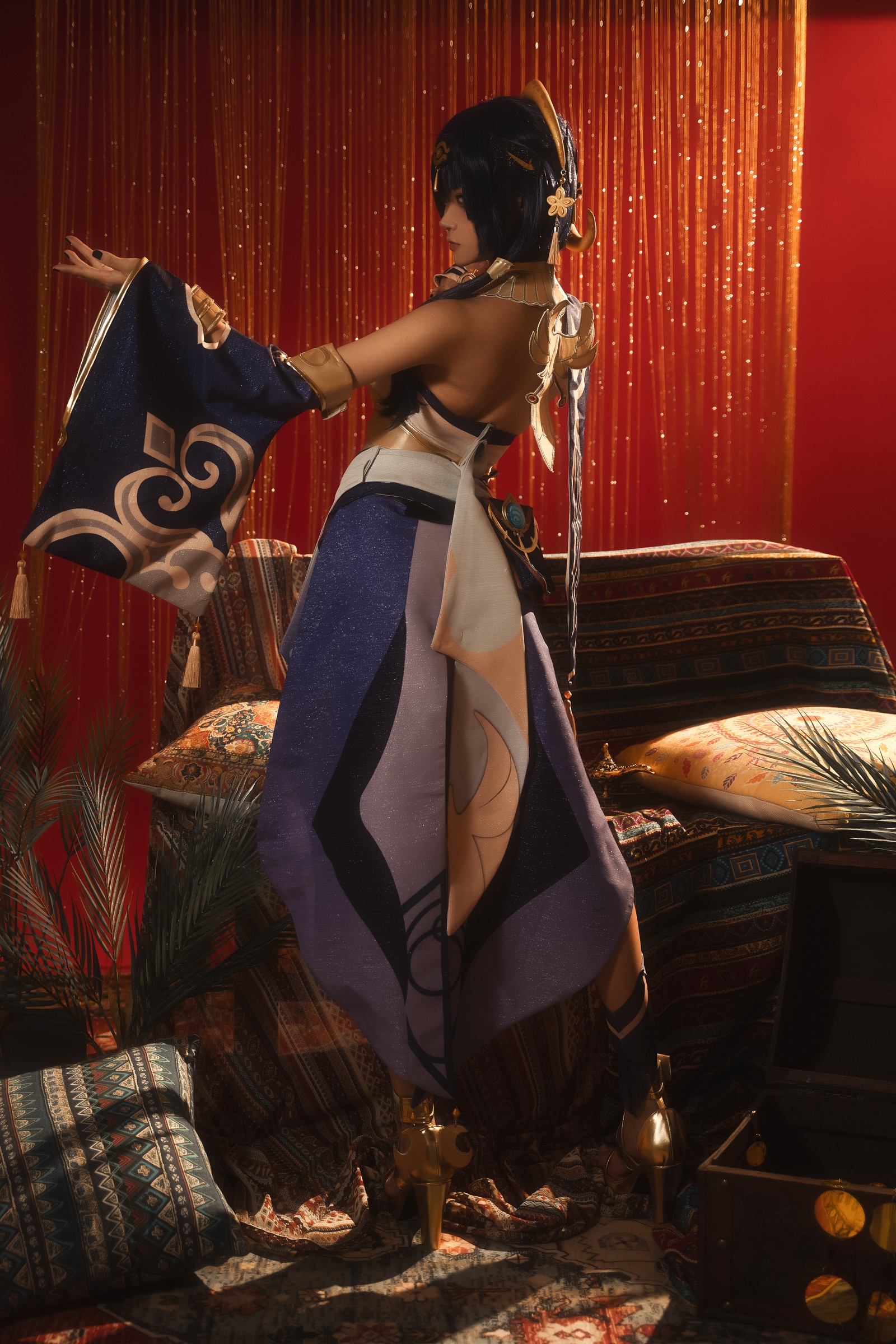 Seya-狮砸 – 原神 坎蒂丝 Candace Cosplay 高清写真（12P-142MB）插图2