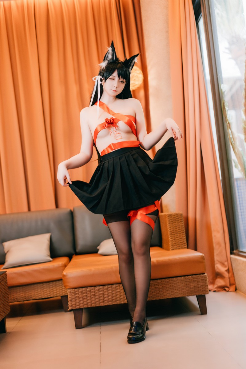 落落Raku 爱宕 Atago Cosplay 写真图集 22P插图4