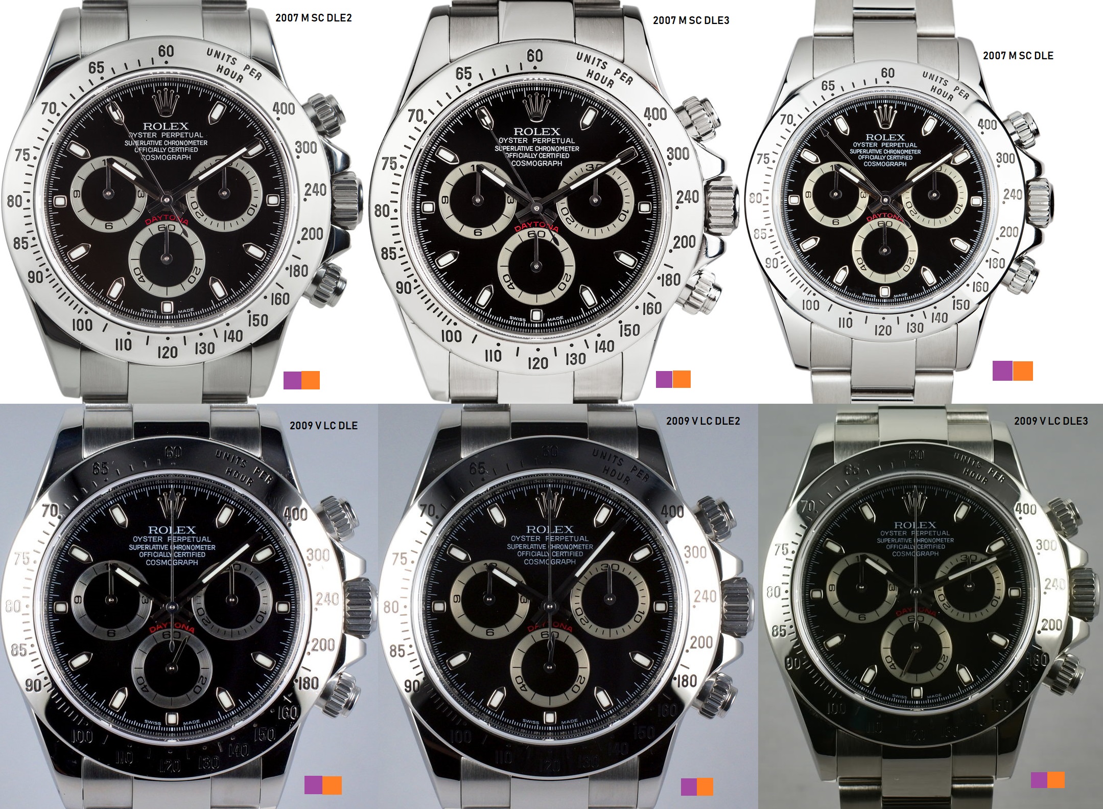 Rolex 16520 dial variations new arrivals