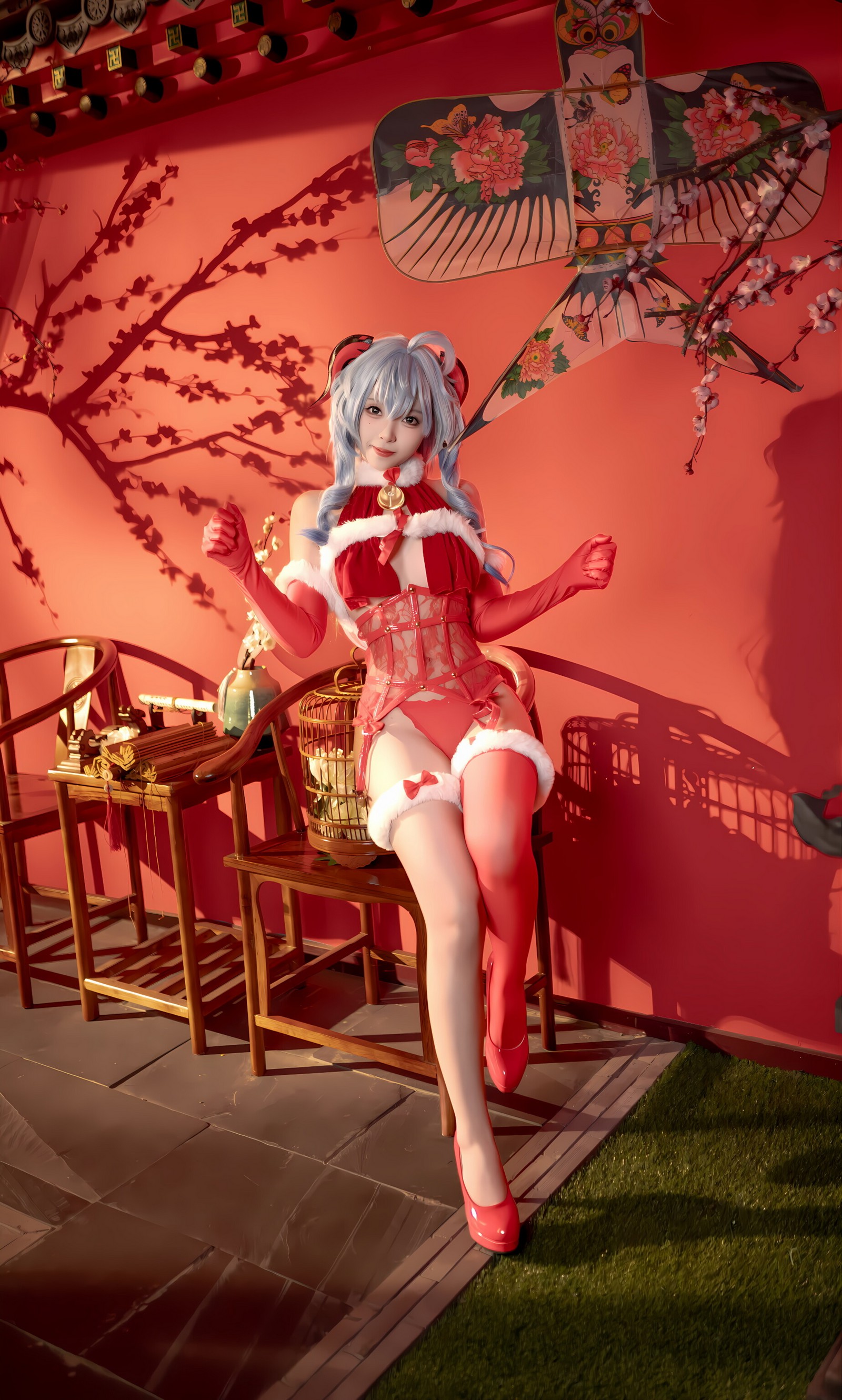 Bangni邦尼 – 甘雨新春 Cosplay 高清写真集（91P-8V-752.2MB）原神主题插图