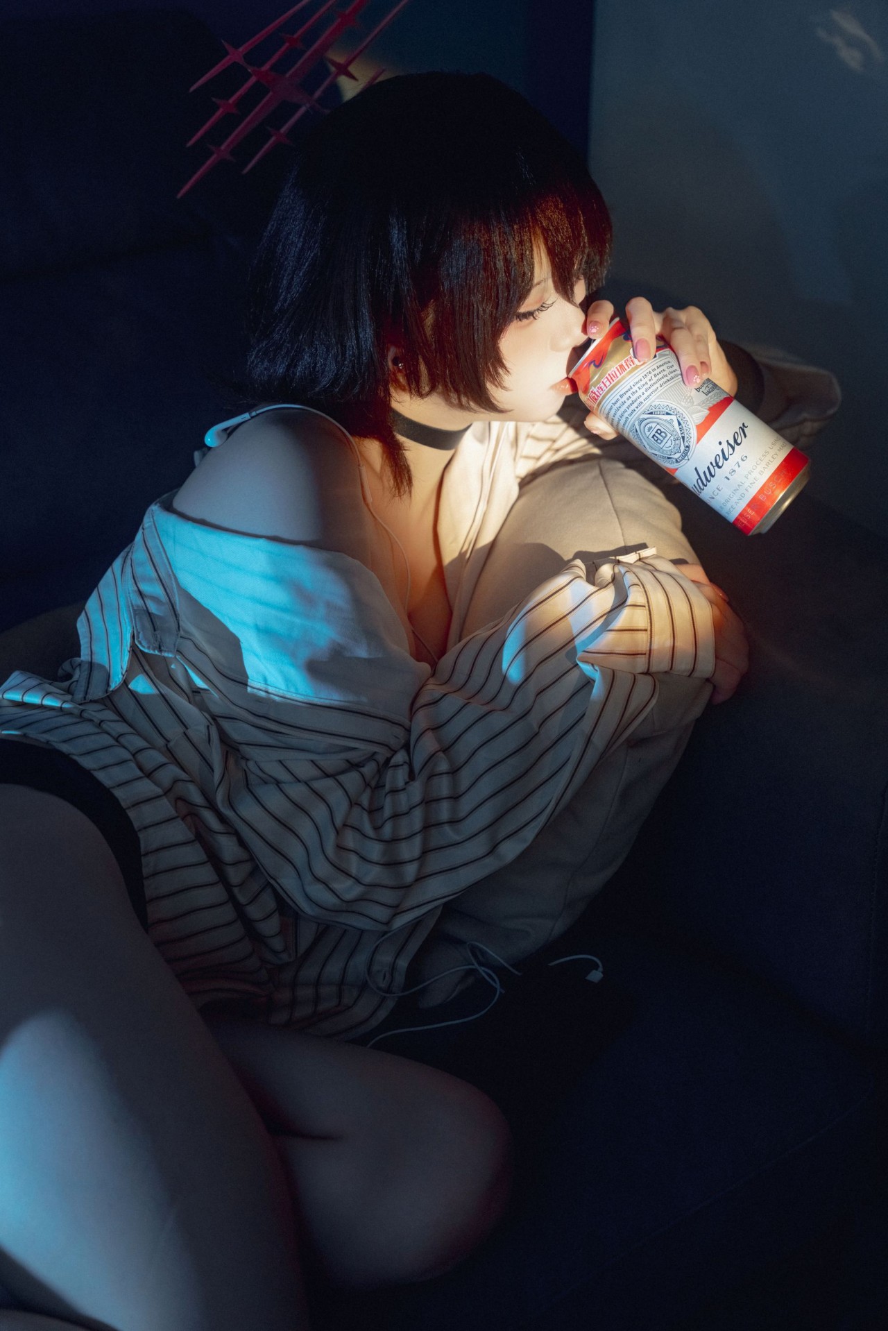 纸悦etsu_ko《美咲泳装》作品写真，好看的抹胸小美女插图8