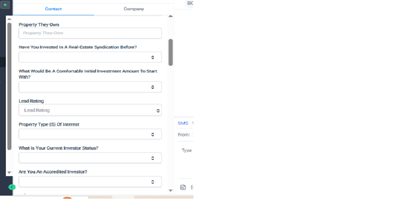After Every Call Fields Screenshot