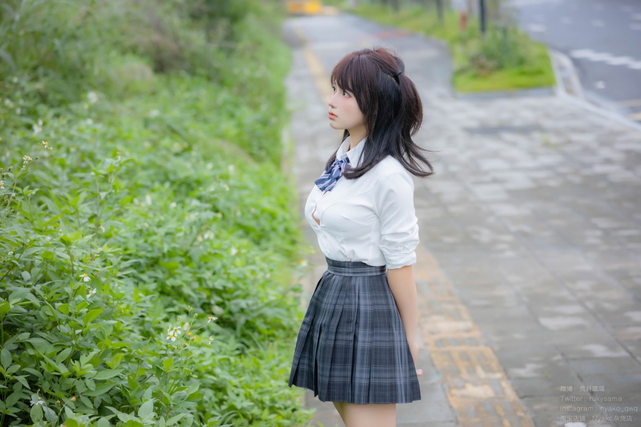 Nyako喵子《诱拐》萌妹子 写真图，清新与青春的活力美女插图6