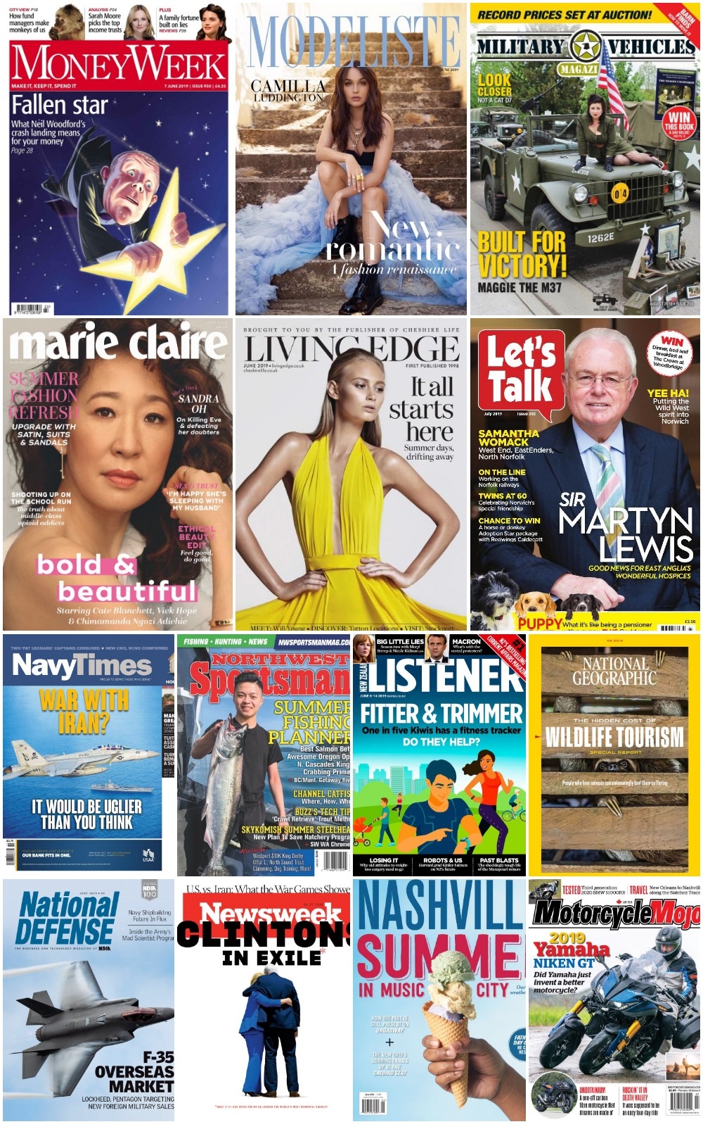 50 Assorted Magazines - June 16 2019