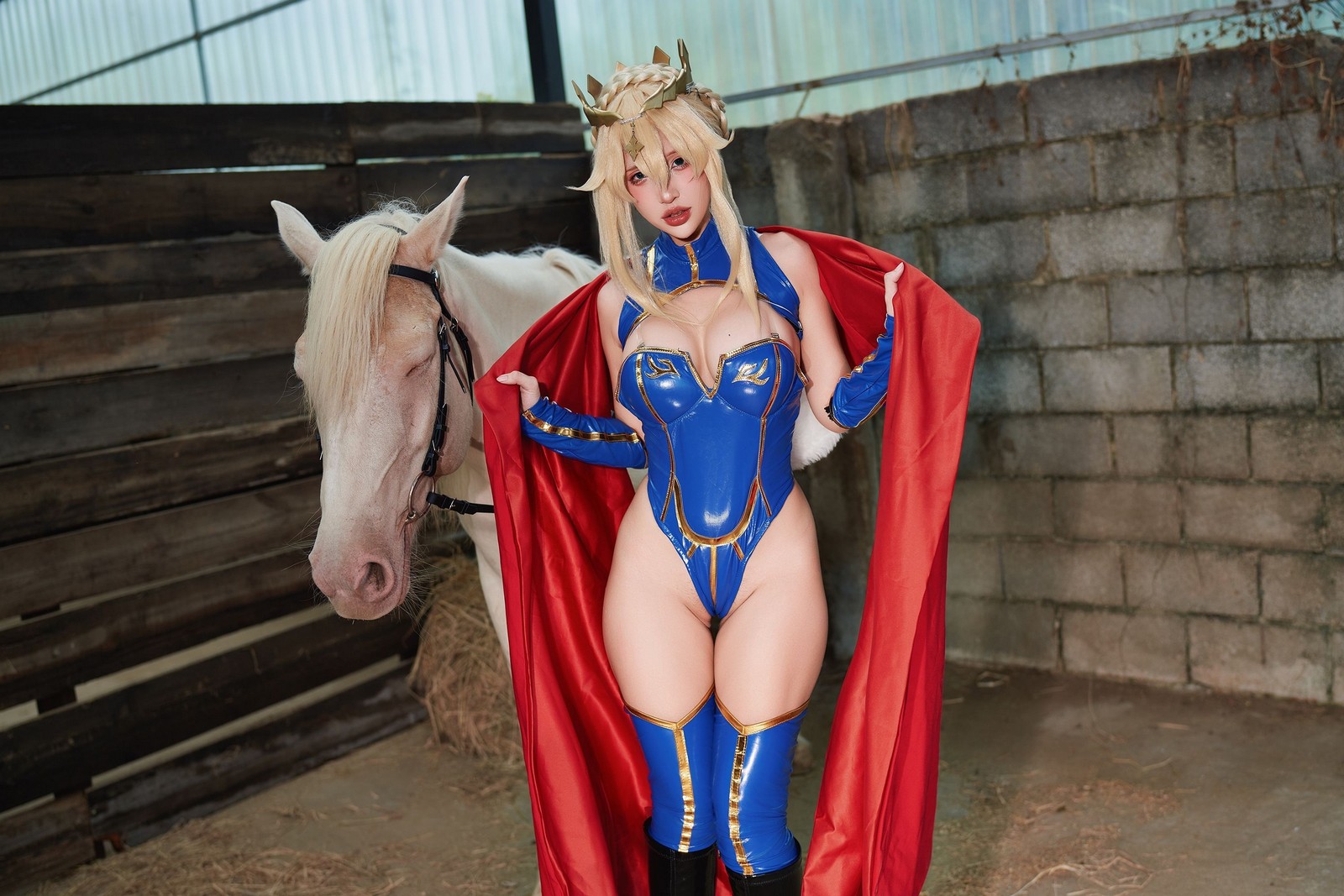 Puy Puy – Artoria Lancer Fate/Grand Order Cosplay 写真+视频（180P+22V-496MB）插图7