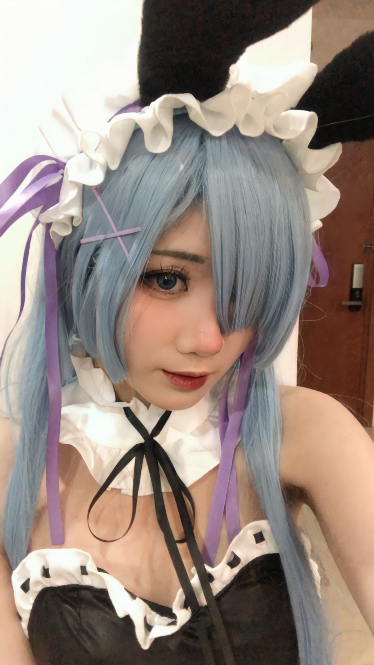 PoppaChan Rem Bunny Cosplay (Re Zero) – 37 Photos 12 Videos 489MB插图