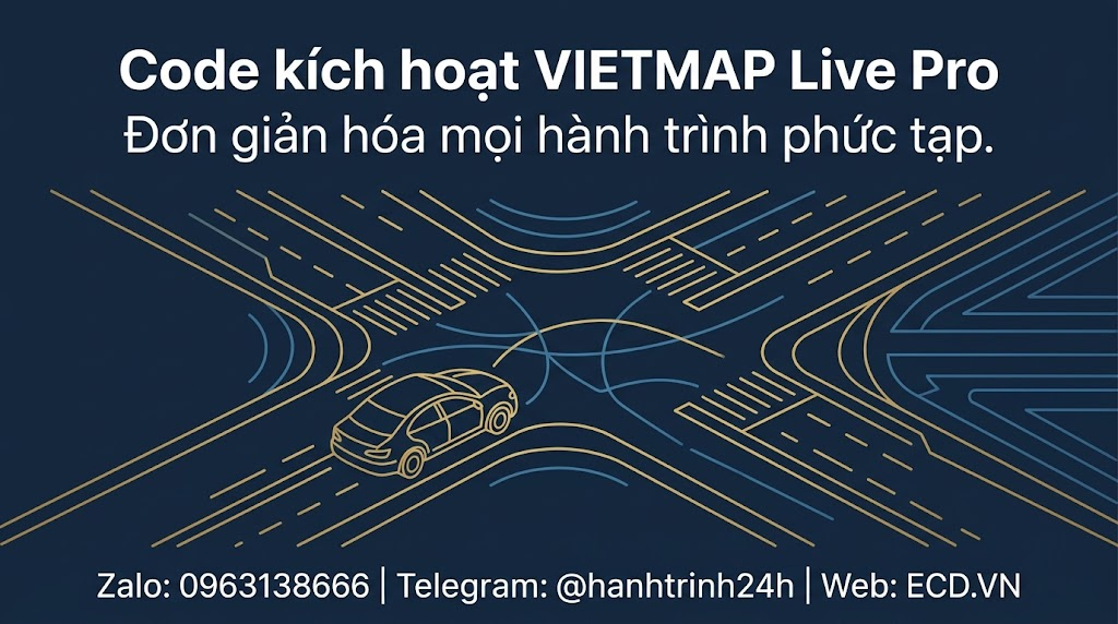 hỗ trợ kích hoạt vietmap live pro