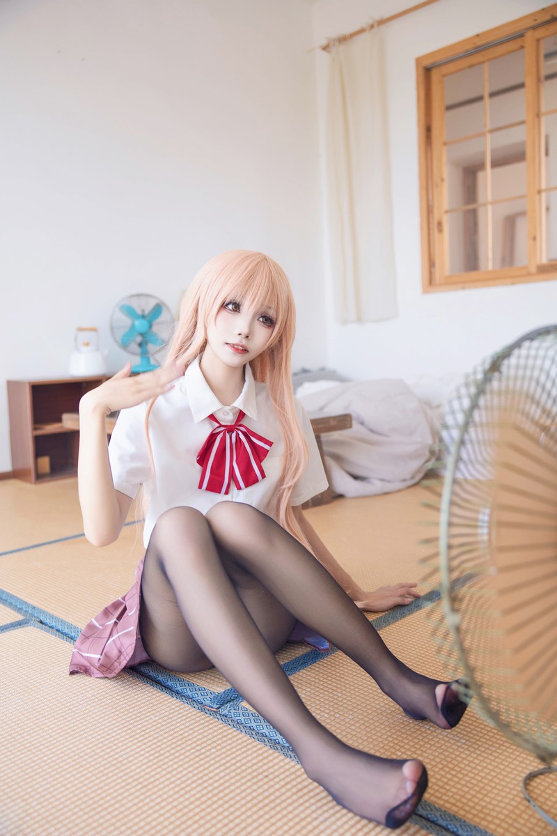 艾西Aiwest 邻家天使椎名真昼Cosplay写真图集 动漫角色高清图集 40P (150.1M)插图3