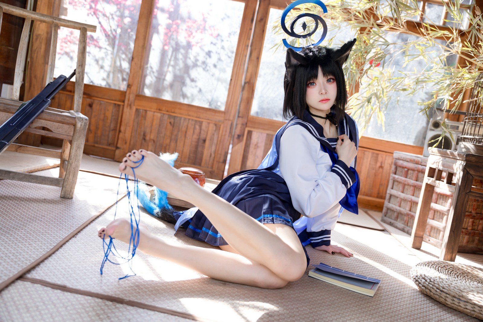 九柒喵 – 桐生桔梗 Cos 高清大合集（88P-470MB）和风旗袍写真插图1