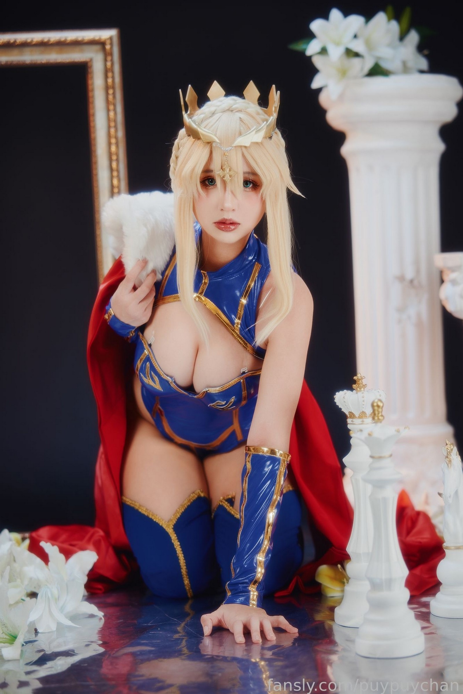 Puy Puy – Artoria Lancer Cosplay 高清写真+视频（135P+24V-481MB）FGO插图8